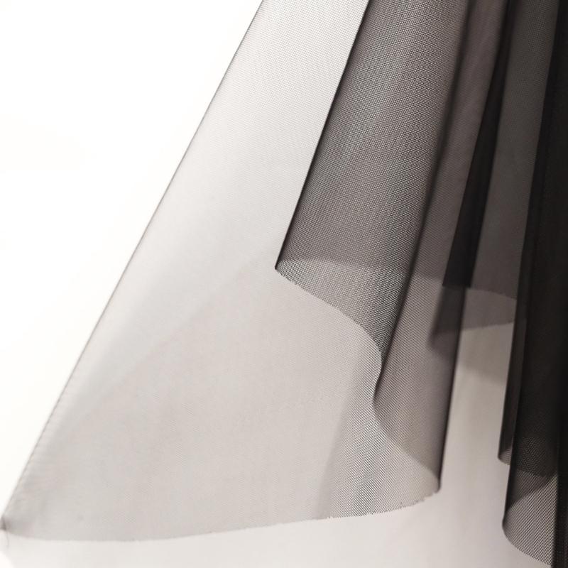 Bridal Veil Women's Simple Tulle Short Halloween Party Wedding Veil Ribbon Edge with Bowknot Shape for Wedding Party