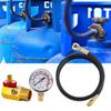 Practical Air Tank Repair Kit Safety Valve 1/2\" MNPT 1/4\" FNPT 1/8\" FNPT Air Tank Hose Assembly Air Tank Valve