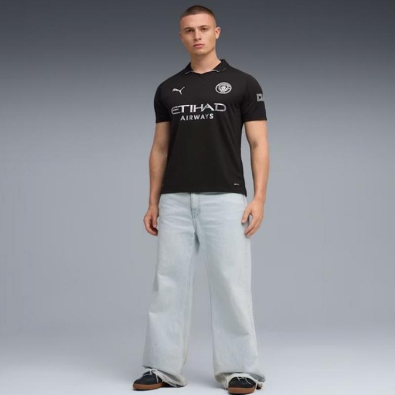 Puma Manchester City Away Replica Jersey Short Sleeve Uniform 780350 02