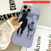 2DFlat Black and White Horses In Mist All Inclusive Film Hard Phone Case, Compatible with iPhone 18 Pro Max 17 16 15 14 13 12 11