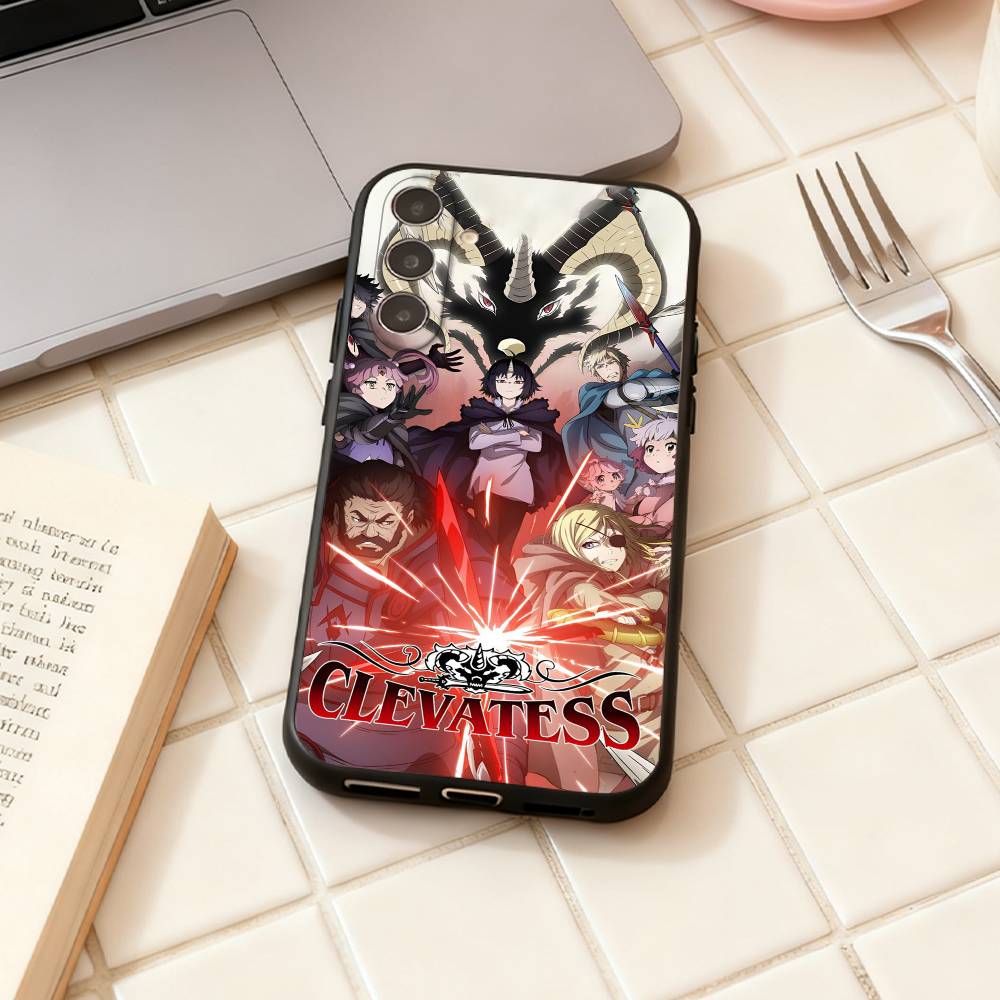 Anime C-Clevatess  phone Case For Samsung Galaxy A73,A72,A71,A70,A53,A52,A51,Others Soft Black Shell