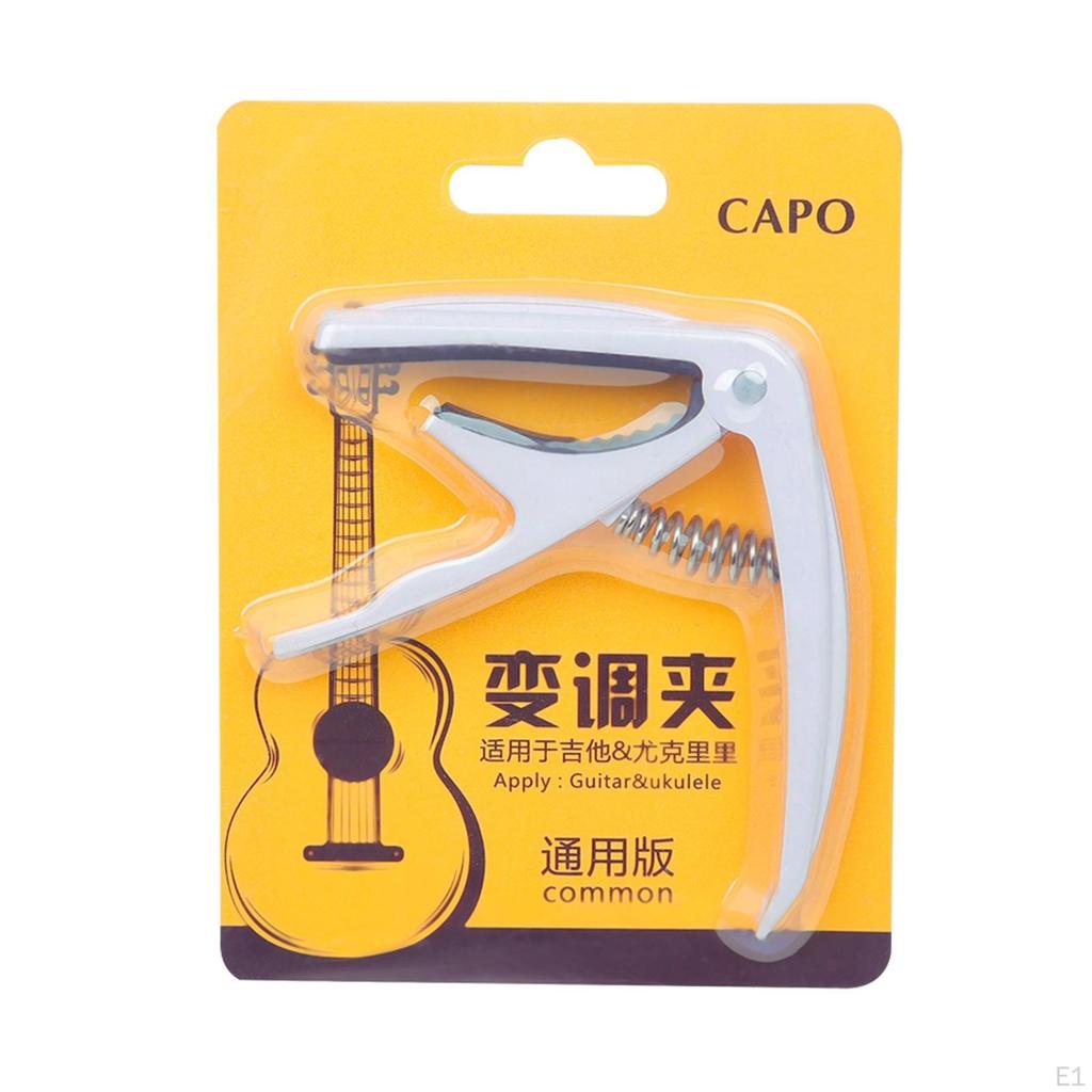 Resin Clamp for Capo Ukulele 4 Strings Soprano Concert Tenor Baritone Light