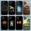 Die L-Herr der R-Ringe Handyhülle Für iPhone 17,16,15,14,13,12,Pro,Max,Plus,E,SE4,Air,Mini Schwarzes Weiches Cover