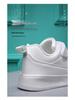 Kids' White Leather Sports Shoes - 2024 Spring/Autumn Casual Soft Sole for Boys & Girls