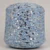 Hand-Knitted Bright Cotton Yarn with Sequins, 3MM+6MM, Combed and Fancy