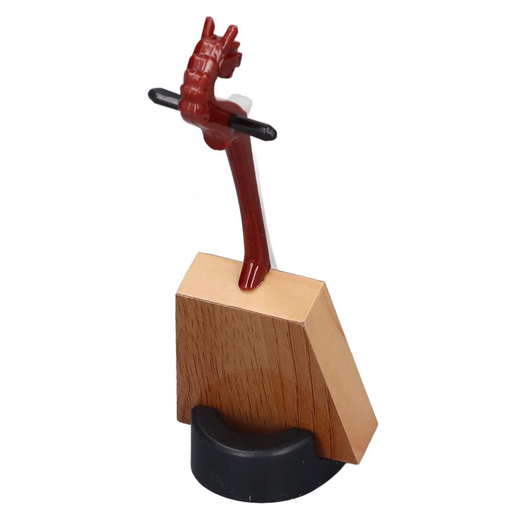 Miniature Morin Khuur (horsehead fiddle) model, Chinese musical instrument, educational toy with stand, perfect for birthdays, Christmas, and New Year