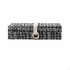 Jewelry Box Organizer Woven Texture Cloth OrganizerBlack and LightToned Wardrobe