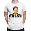 Unisexs Unisexs The Office Dwight False Shirt Cotton Fashion Tshirt Top Clothing