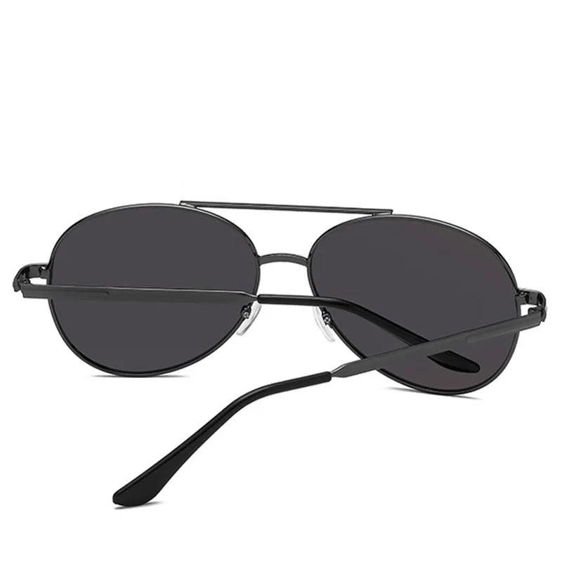 Classic Vintage Metal Sunglasses Men's New Driving Sunshade Sun Glasses Outdoor Sports Ellipse Eyewear UV400