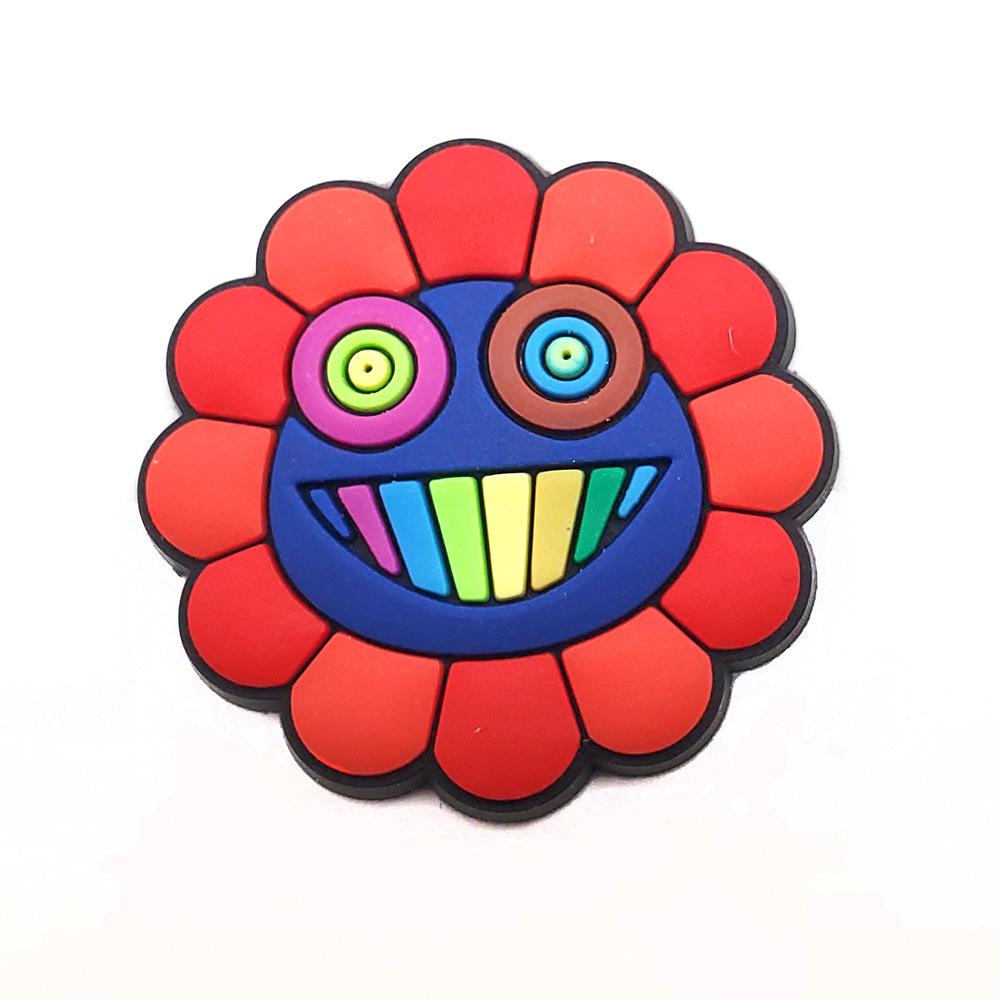 Butterfly Sunflower Series: Clog Shoe Charms & PVC Buckle Accessories