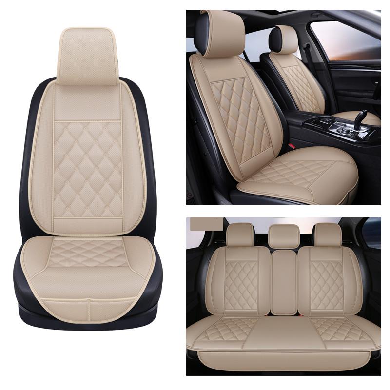 Car Seat Cover Protector Seat Car Universal Front Rear Seat Cushions Full Set Car Seat Cushion Pad Luxury Car Seat Cape 5