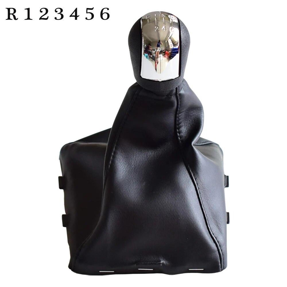 For Opel Vectra C B Corsa Astra G SIGNUM Combo 02-05 Manual 5 6 Speed Car Gear Shift Knob Lever HandBall With Gaiter Boot Cover