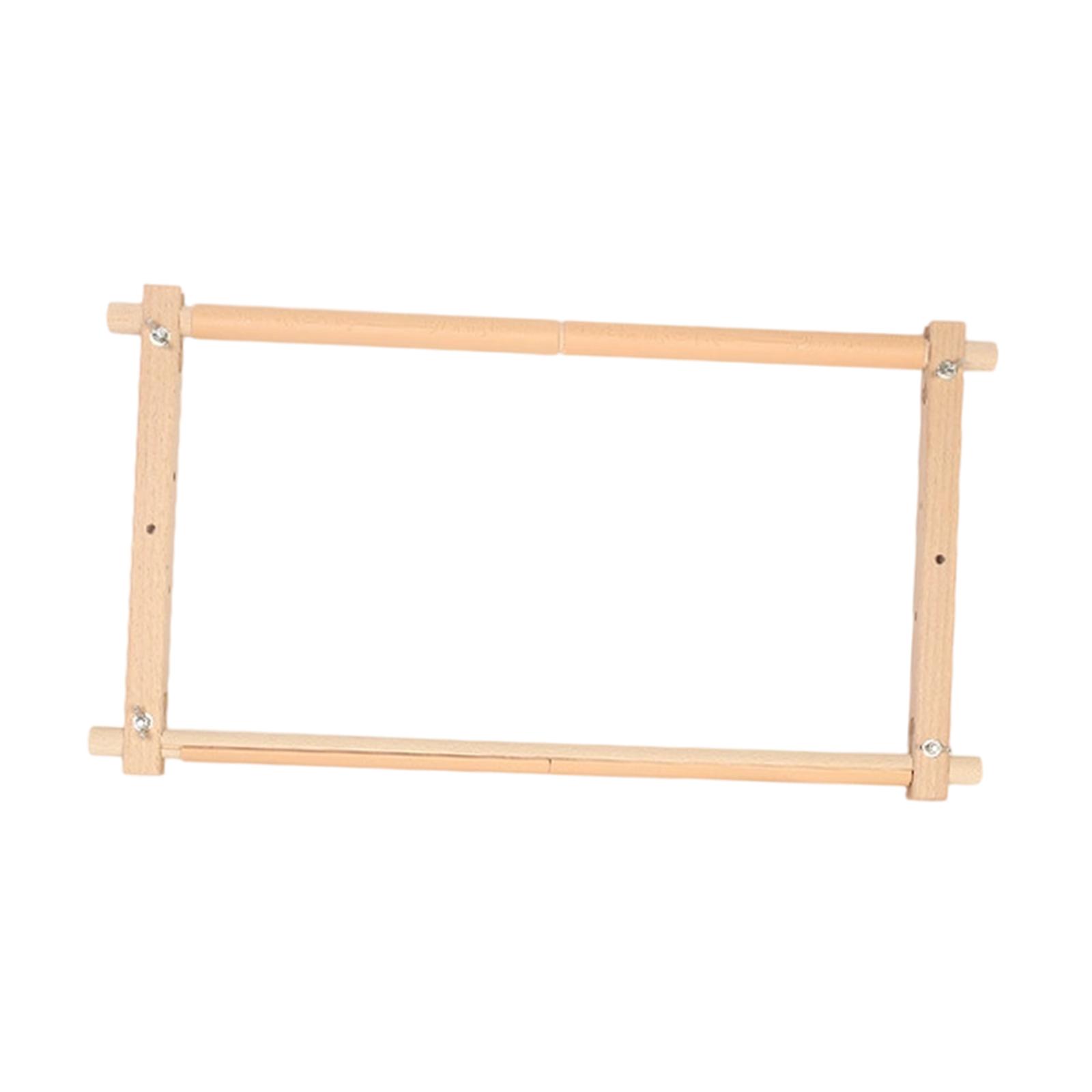 Professional Wood Embroidery Frame Stand Smooth Quilting Rack for Cross Stitch Tapestry Crafting Beginners
