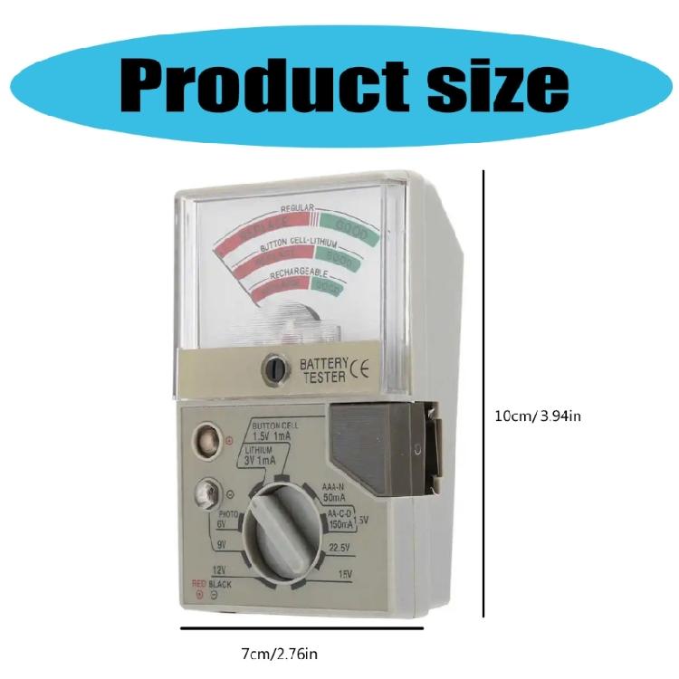 User Friendly Watch Battery Voltage Tester with High Contrast LCD Screen for Easy Reading Watch And Device Maintenance