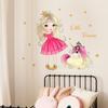Ms6213-Zy Little Princess Unicorn Wall Sticker Children'S Room Bedroom Decoration Large Quantity Negotiable
