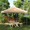 Vidaxl Foldable Pop-Up Party Tent, Beige, 292X292X315 Cm