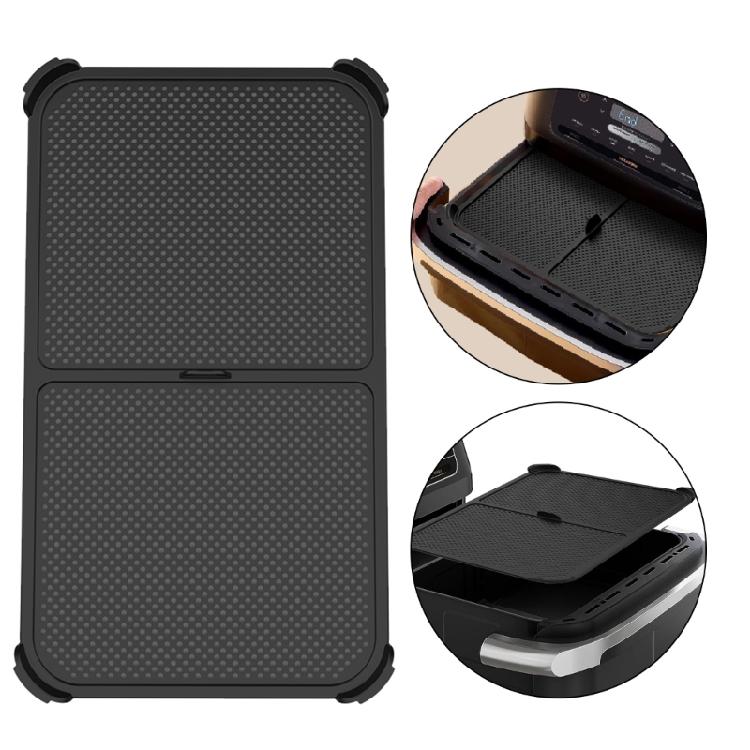 Air Fryers Splash Guard High Temperature Silicone Texture Oil Containment Mesh Easy Maintenance for Various Models
