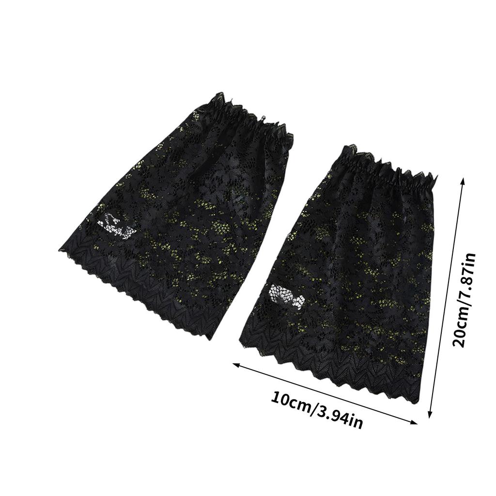 1/2 Pairs Breathable Lace Arm Sleeves For Women And Girls Comfortable Wear Sun Protectors Wrist Cuffs
