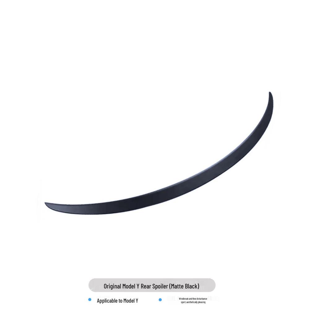 Influencer-Endorsed Carbon Fiber Rear Spoiler Kit for Tesla Model 3
