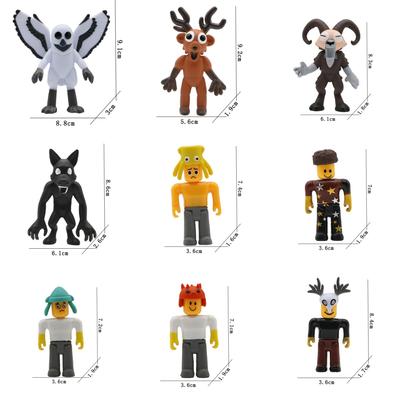 New 10pcs Horror Game 99 Nights In The Forest The Deer The Ram The Owl Camper Peripheral Character Figurines Christmas Gift