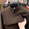 Pierre Cardin Men's Half-Zip Stand-Collar Sweatshirt