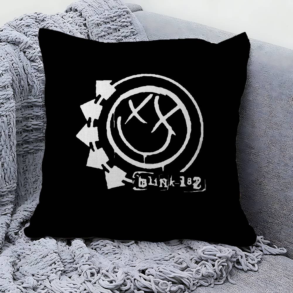 B-Blink 182 Band Pillow Anime Pillow Sofa Bed Head Pillow Cover Cushion Cover 45X45 Cm Fashion
