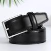 Business And Leisure Pin Buckle Leather Belt, Men'S Leather Belt, Light Luxury Cowhide Belt