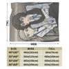 Dazai Bungo Stray Dogs Blanket Velvet Spring Autumn Portable Ultra-Soft Throw Blankets for Bed Office Plush Thin Quilt