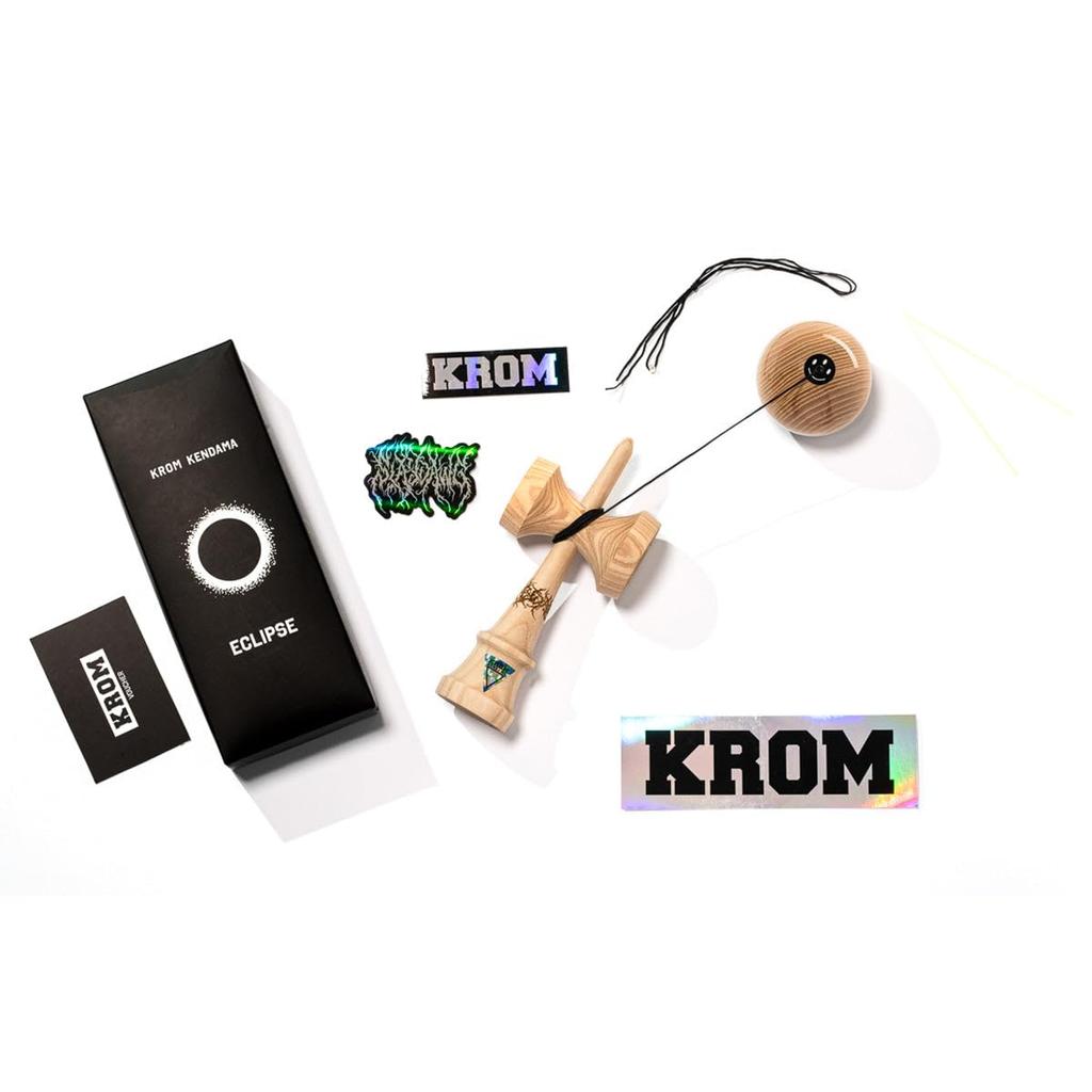 Kendama KROM Chrome SLAYDAWG ECLIPSE RFS Clear Sticky Paint