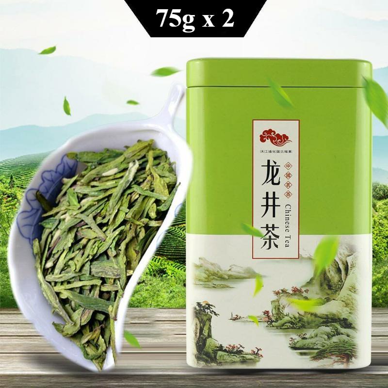 Fresh Dragon Well Long Jing Green Tea Xihu LongJing Tea 75g Box Tea