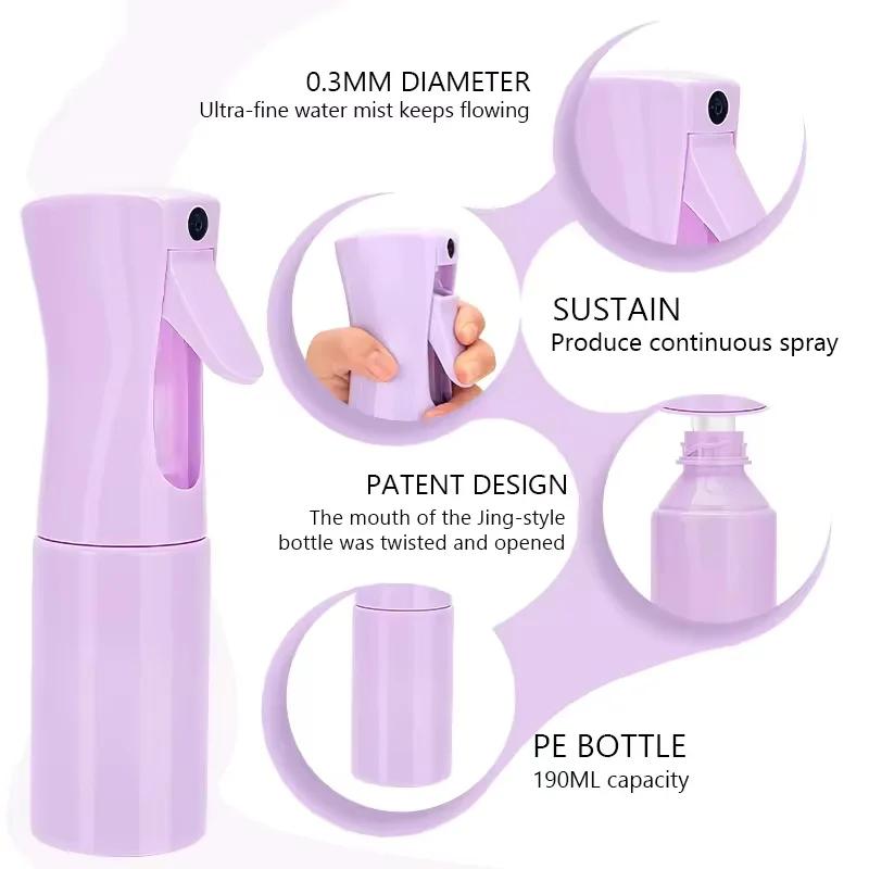 1/2pcs Detangling Comb with Water Spray Bottle Scalp Massage Hairbrush Not Knotted Anti-frizz Comb Hair Styling Kit Salon