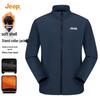 Jeep Men's Windproof Water-Repellent Soft Shell Jacket