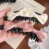 Korean Bow Banana Clips For Women Sweet Bowknot Ponytail Hairpins Hair Clamps Clip Barrettes Elegant Party Hair Accessories New