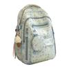 Large Capacity School Backpack with Pendant Charm for Students, Travel and Daily Use