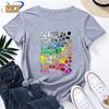 Inanimate Insanity All Characters Print Womens Classic TShirt Adult Novelty Short Sleeve Personality Casual Tops