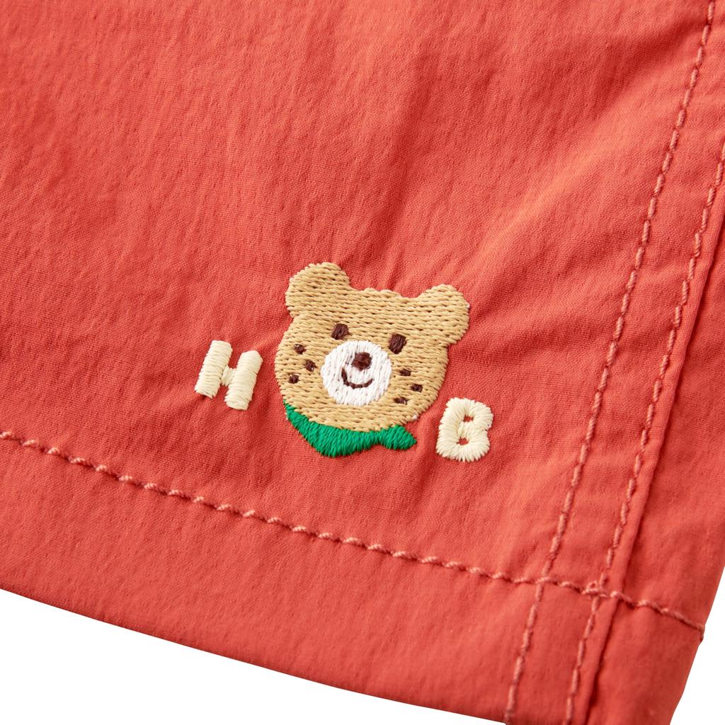HOT HOT Shorts for Boys and [MIKIHOUSE BISCUITS] [MIKIHOUSE BISCUITS] Half-length Girls, Baby, Kids, Children's Clothing, Orange, 80cm, 72-3102-148