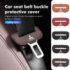 Auto Leather Belt Buckle Protector Durable Guard Cover For Lancer ASX Pajero Mirage Attrage Xpander Outlander