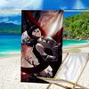 Ultra-Soft Beach Towel with Tokyo Ghoul Theme,Ideal for Pool - Camping, Diving - Perfect Travel Essential, Vibrant Beach Towel.