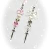 Syringe Bowknot Hanging Pendant Sweet Cool Phone Strap Bag Decoration Portable Y2K Hanging Lanyard Gift for Girls Women
