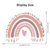 Cartoon Rainbow Heart-shaped Wall Sticker for Kids Room Children Room Decor Bedroom Living Room Home Decoration Wall Decals