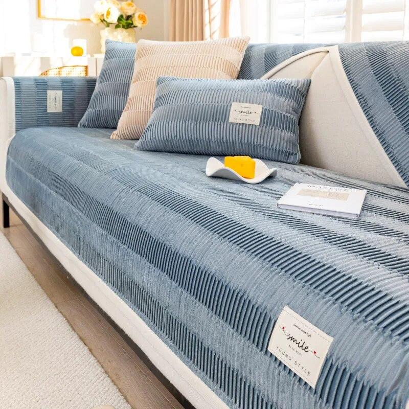 

Осенне-зимний чехол для дивана, универсальный нескользящий коврик, мягкий теплый диван-полотенце, моющиеся чехлы для дивана для гостиной, чехол для дивана 70x70cm 1pcs