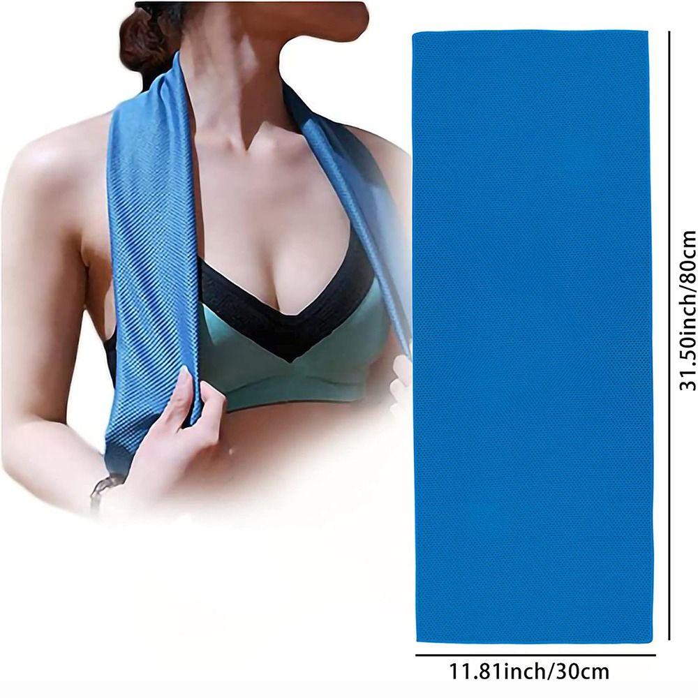 Ultra Soft Cooling Towel Lightweight Multiple Colors Microfiber Towel Instant Cooling Quick Dry Towel Gym Swimming Yoga Beach