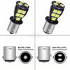 Car Tail Brake Turn Signal Reverse License Plate Replacement Bulbs Multi Base BA15S 1156 1157 5050 18SMD 12V Parking Lamp 2PCS