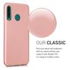 Coque - kwmobile - Huawei P30 Lite - Silicone - Or rose métallique - Souple