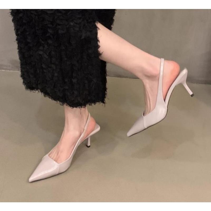 

Мода Новые Сексуальные Бренд Острый Носок Тонкий Высокий Каблук Женщины Полые Элегантные Офисные Туфли Патентная Кожа Классические Дизайнерские Сандалии Женские Туфли-Лодочки 35