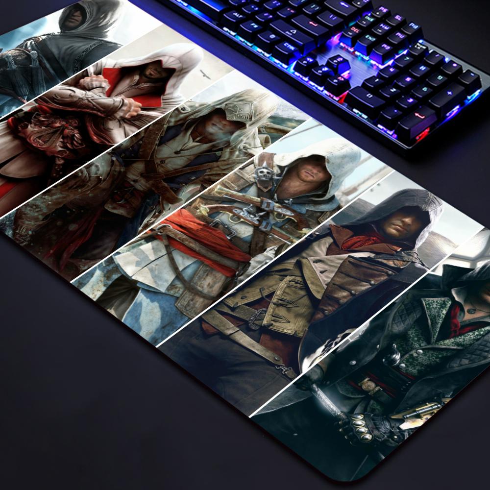 Assassins Creed Rutschfestes PC Großes Gaming-Mauspad Zubehör Gamer-Mauspad Größe Für E-Sport-Tastaturen Matte Geschenk für Freund