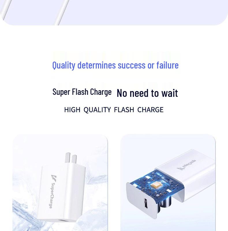 High-Speed Charging Head for Vivo X30/X50/X60 Pro/80, S7e/S9e, and ZW1XiQ Phones