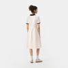 GAP Women's Classic Embroidered Logo Pleated Waist Maxi Dress