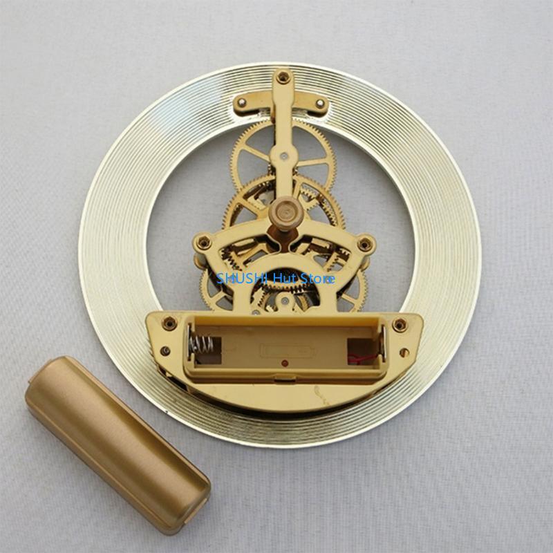 Stylish 4.96in Round Clock Insert Wall Decors Items Exquisite Workmanship D57B