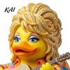 Unique Music Room Shelf Decor Parton Memorial Duck, Dolly Duck Figurine, Country Statue, Guitar-Themed Stage Attire Decorative Sculpture for